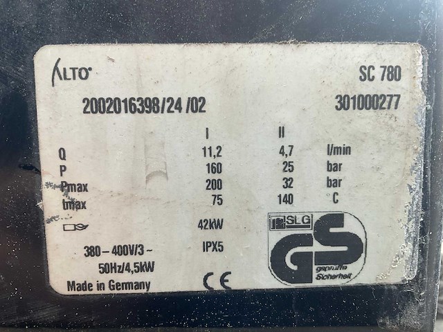 Alto sc780 stoomreiniger - afbeelding 9 van  9
