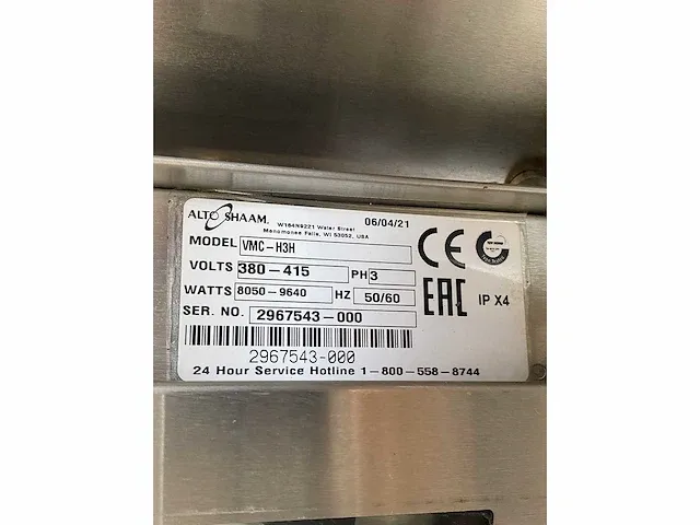 Alto-shaam - vmc-h3h - multi-cook oven - 2021 - afbeelding 2 van  12