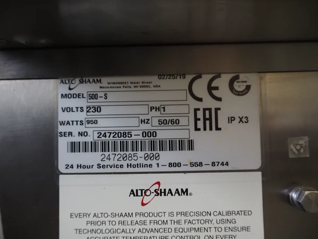 Alto-shaam - afbeelding 7 van  7