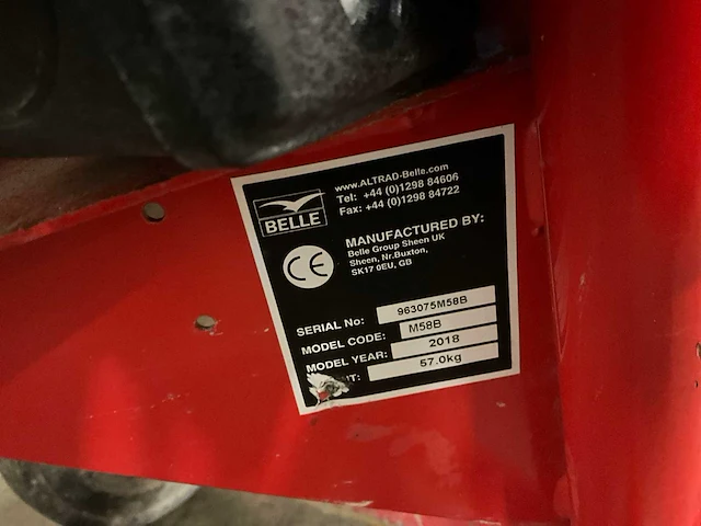 Altrad belle m58b betonmolen - afbeelding 6 van  6