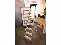 Altrex double decker 1x5 aluminium uitzettrap - afbeelding 2 van  3