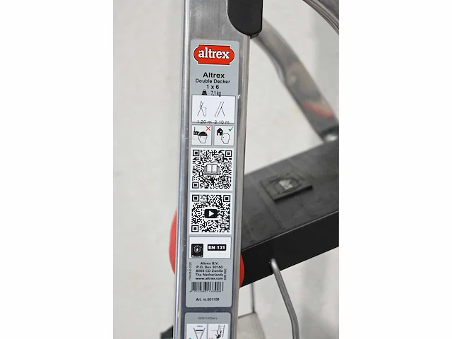 Altrex double decker 1x6 uitzettrap - afbeelding 4 van  4