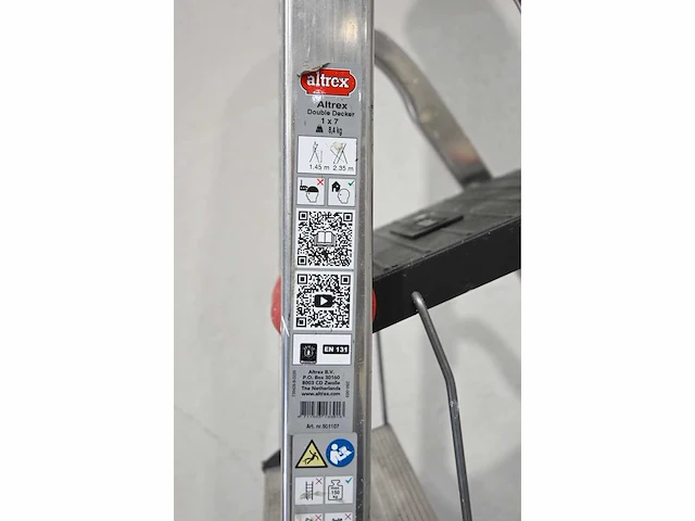 Altrex double decker 1x7 uitzettrap - afbeelding 3 van  3
