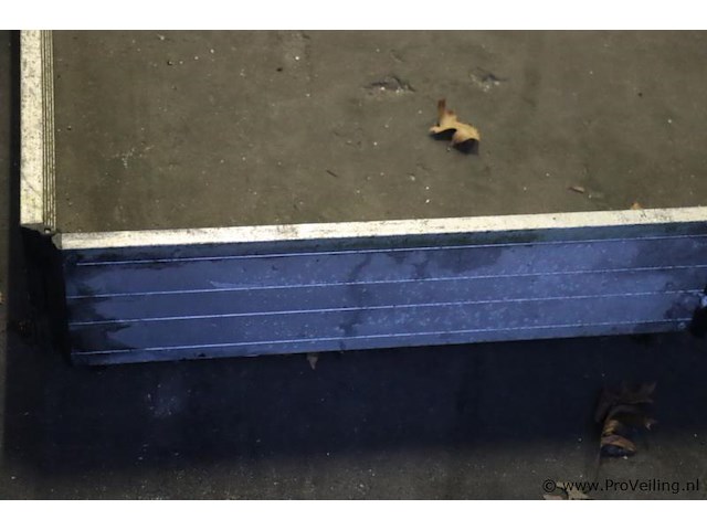 Aluminium bat rand - 242x222x16cm - afbeelding 2 van  6