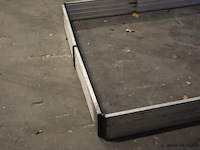 Aluminium bat rand - 242x222x16cm - afbeelding 3 van  6