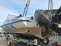 Aluminium boot, buster, xxl, 2007, incl. buitenboordmotor en boottrailer - afbeelding 33 van  56