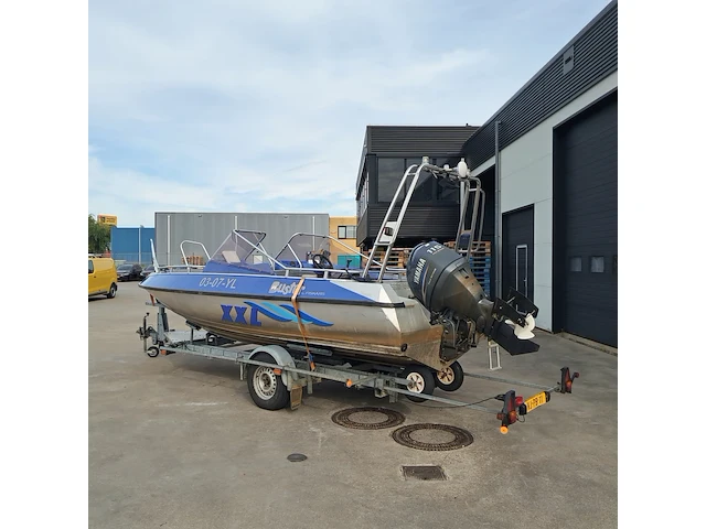 Aluminium boot, buster, xxl, 2007, incl. buitenboordmotor en boottrailer - afbeelding 3 van  56