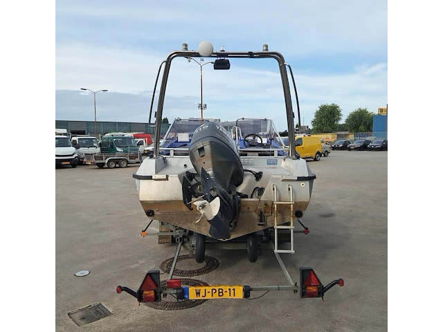 Aluminium boot, buster, xxl, 2007, incl. buitenboordmotor en boottrailer - afbeelding 4 van  56