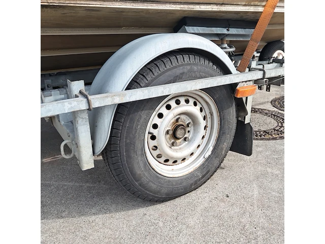 Aluminium boot, buster, xxl, 2007, incl. buitenboordmotor en boottrailer - afbeelding 50 van  56