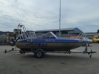 Aluminium boot, buster, xxl, 2007, incl. buitenboordmotor en boottrailer - afbeelding 5 van  56