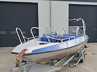 Aluminium boot, buster, xxl, 2007, incl. buitenboordmotor en boottrailer - afbeelding 8 van  56