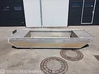 Aluminium boot met elektrische buitenboordmotor minn kota - afbeelding 2 van  12