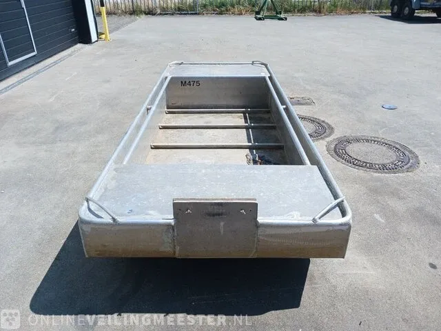 Aluminium boot met elektrische buitenboordmotor minn kota - afbeelding 4 van  12