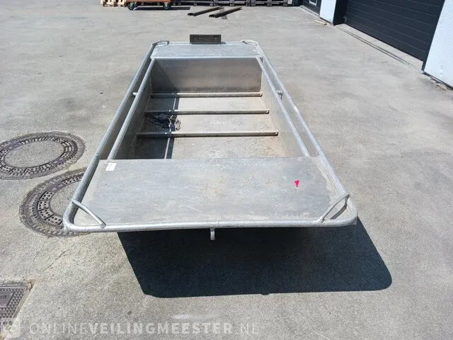 Aluminium boot met elektrische buitenboordmotor minn kota - afbeelding 5 van  12