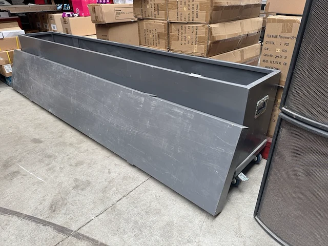 Aluminium buizen/frame, transportkist verrijdbaar - afbeelding 1 van  8