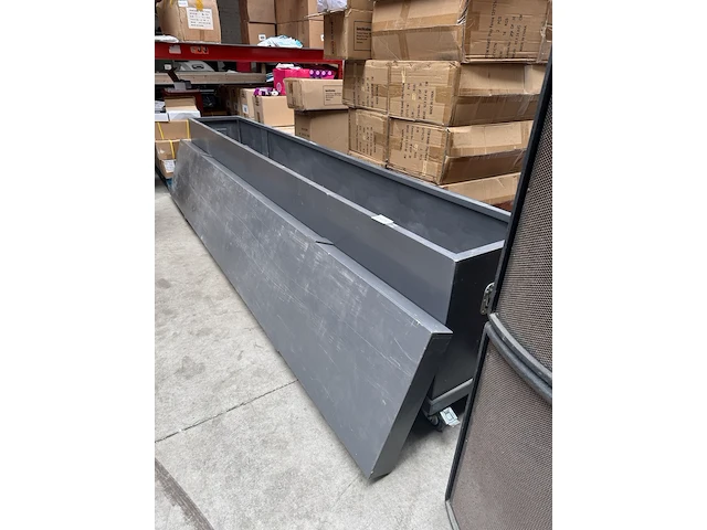 Aluminium buizen/frame, transportkist verrijdbaar - afbeelding 2 van  8