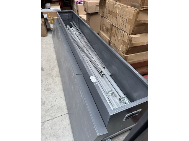 Aluminium buizen/frame, transportkist verrijdbaar - afbeelding 3 van  8