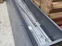 Aluminium buizen/frame, transportkist verrijdbaar - afbeelding 3 van  8