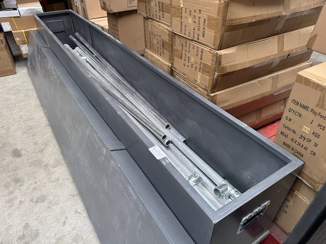 Aluminium buizen/frame, transportkist verrijdbaar - afbeelding 4 van  8