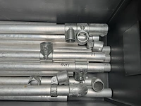 Aluminium buizen/frame, transportkist verrijdbaar - afbeelding 7 van  8
