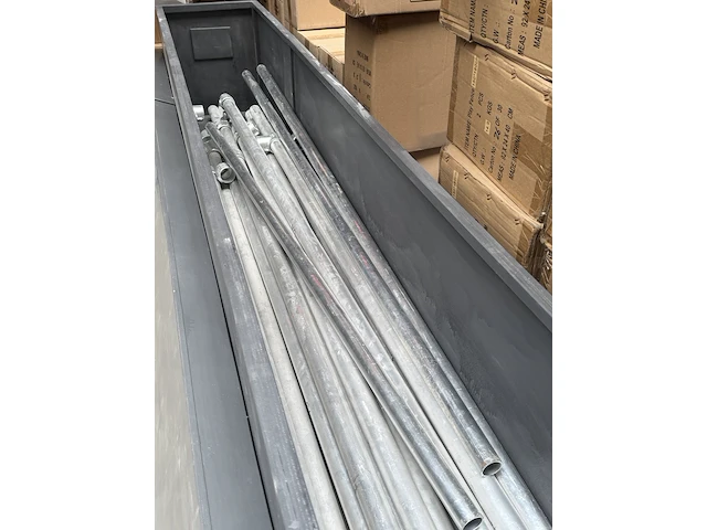 Aluminium buizen/frame, transportkist verrijdbaar - afbeelding 8 van  8