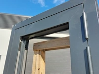 Aluminium deurkozijn, zwartgrijs (mat) - afbeelding 4 van  9