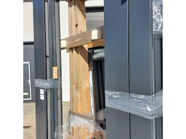 Aluminium deurkozijn, zwartgrijs (mat) - afbeelding 5 van  9
