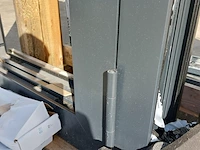 Aluminium deurkozijn, zwartgrijs (mat) - afbeelding 7 van  9