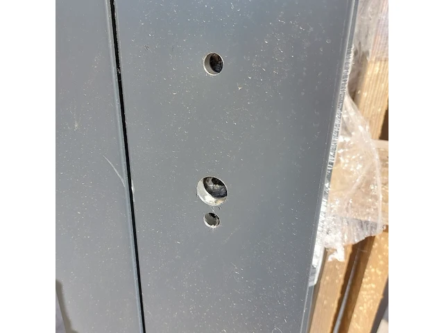 Aluminium deurkozijn, zwartgrijs (mat) - afbeelding 8 van  9