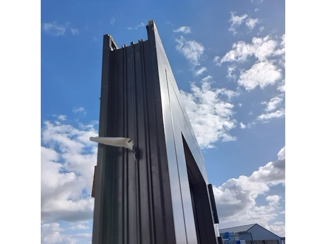 Aluminium deurkozijn, zwartgrijs (mat) - afbeelding 9 van  9