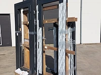 Aluminium deurkozijn, zwartgrijs (mat) - afbeelding 2 van  8