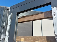 Aluminium deurkozijn, zwartgrijs (mat) - afbeelding 4 van  8