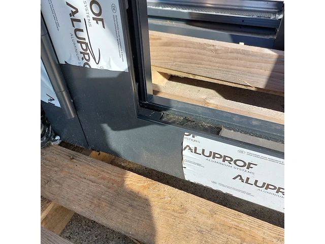 Aluminium deurkozijn, zwartgrijs (mat) - afbeelding 8 van  8