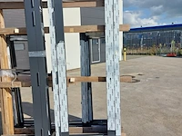 Aluminium deurkozijn, zwartgrijs (mat) - afbeelding 1 van  6