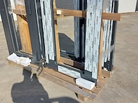 Aluminium deurkozijn, zwartgrijs (mat) - afbeelding 3 van  6
