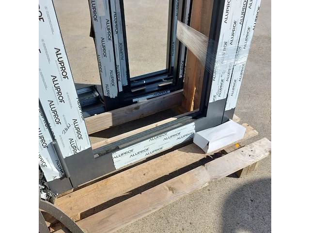 Aluminium deurkozijn, zwartgrijs (mat) - afbeelding 6 van  6