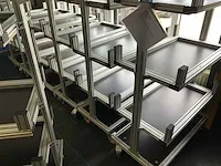 Aluminium dubbelzijdige transportwagen (7x) - afbeelding 4 van  4