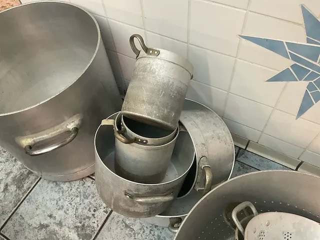 Aluminium grootformaat (kook)pannen - afbeelding 4 van  7