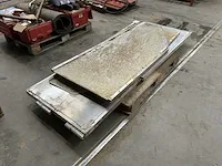 Aluminium hakselaar/uitdraaimachine klapschotten - afbeelding 2 van  6