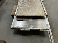 Aluminium hakselaar/uitdraaimachine klapschotten - afbeelding 3 van  6