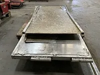 Aluminium hakselaar/uitdraaimachine klapschotten - afbeelding 4 van  6