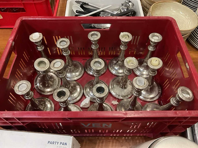 Aluminium kandelaar (23x) - afbeelding 2 van  3