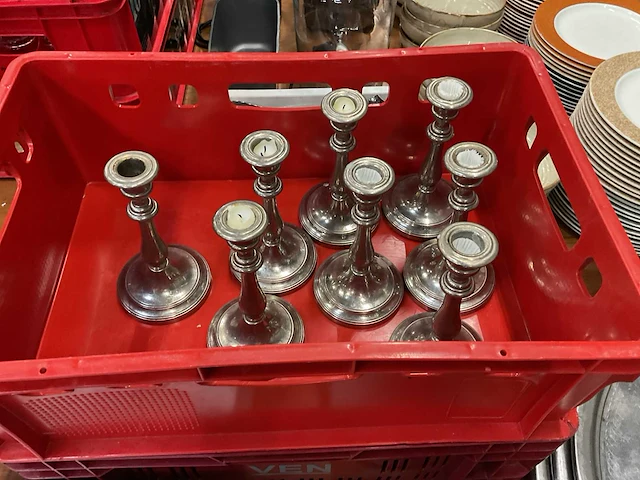 Aluminium kandelaar (23x) - afbeelding 3 van  3