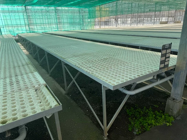 Aluminium kweektafel (1,82x15,00mtr) (2x) - afbeelding 2 van  12
