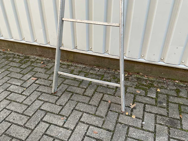 Aluminium ladder 1x14 sporten - afbeelding 2 van  3