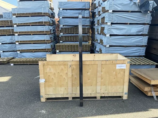 Aluminium paal zwart - afbeelding 2 van  5
