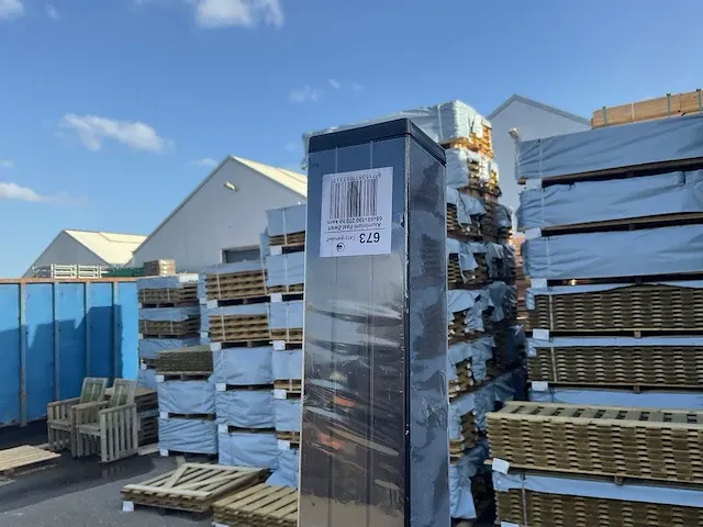 Aluminium paal zwart - afbeelding 4 van  5