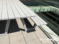Aluminium picknicktafel - afbeelding 2 van  6