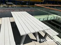 Aluminium picknicktafel - afbeelding 3 van  6