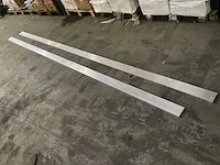 Aluminium rij 400cm (2x) - afbeelding 1 van  1